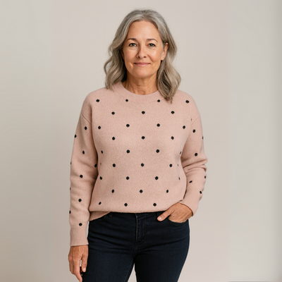 The Lila Dot Sweater