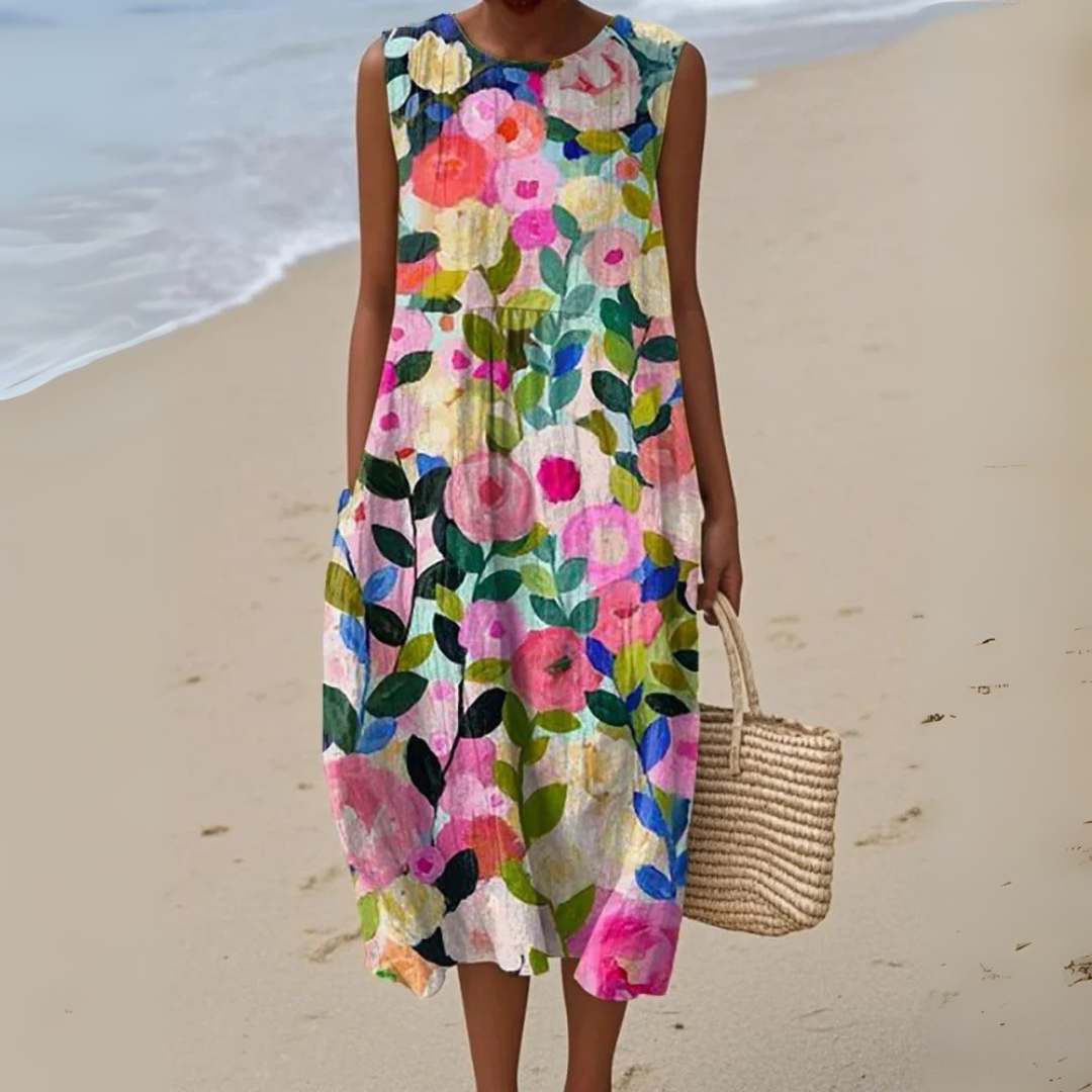 The Marisol Bloom Midi Dress