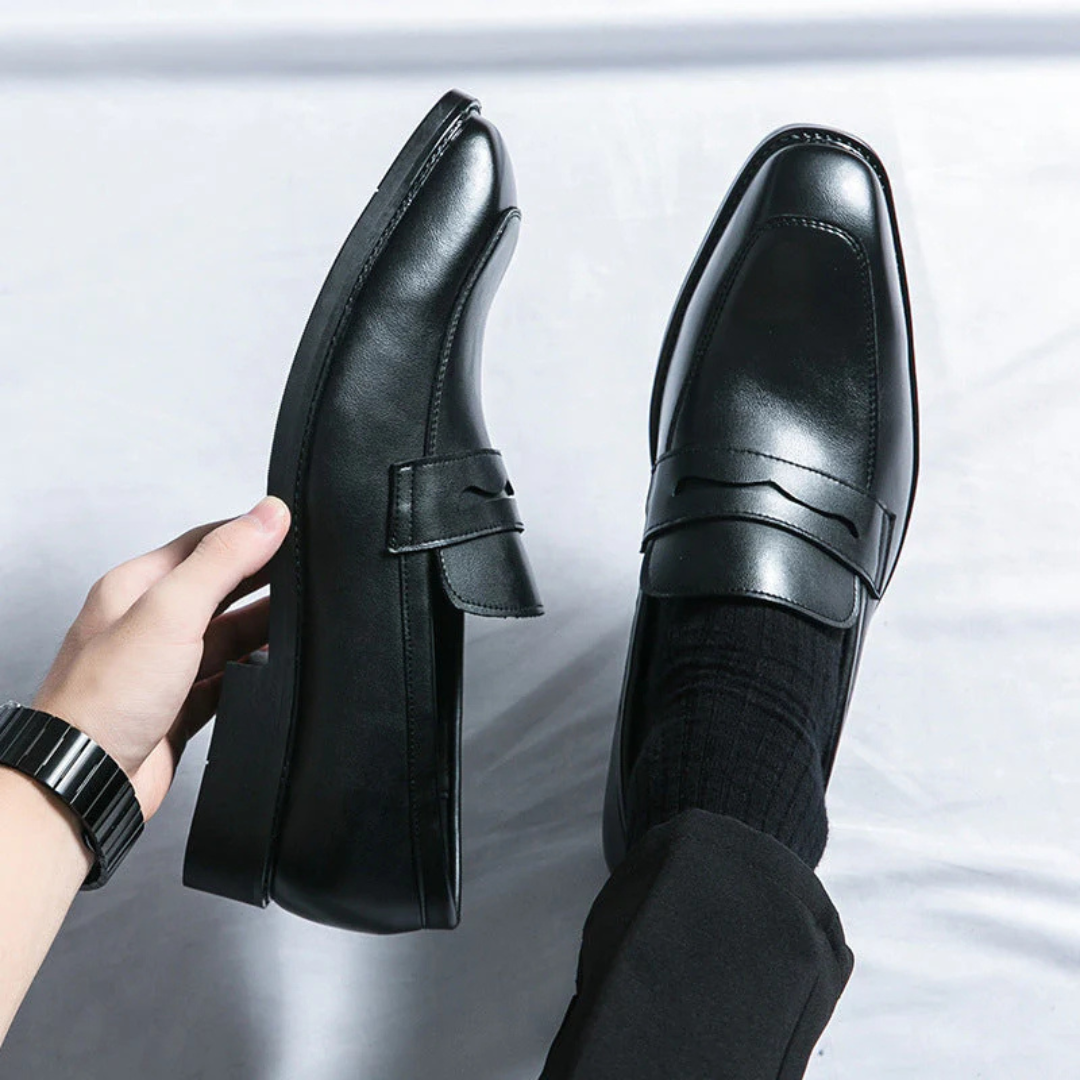 Men's Classic Leather Penny Loafers