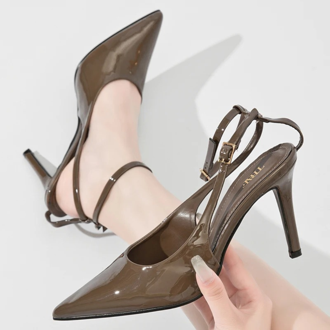 The Valentina Leopard Print Slingback Heels