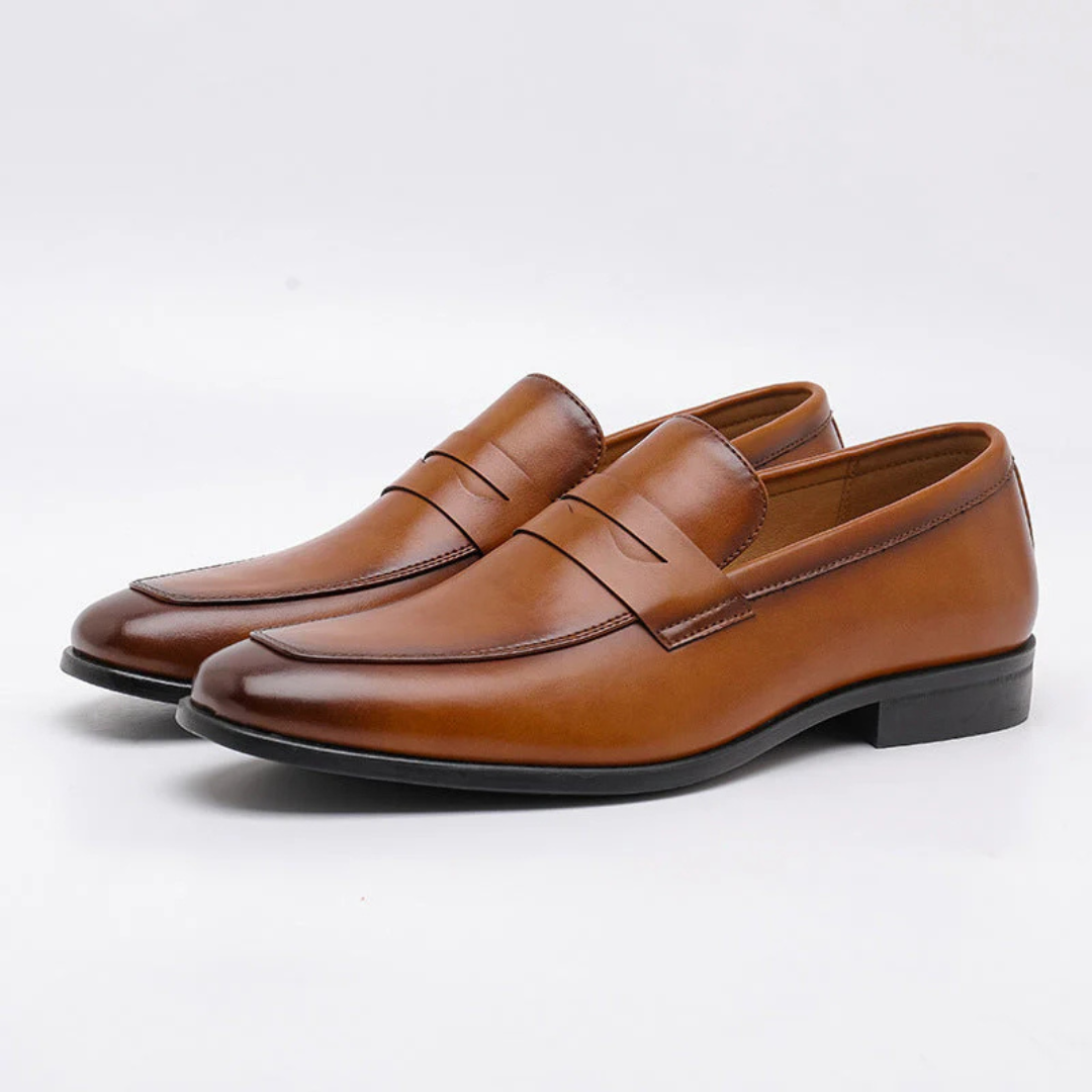 Men's Classic Leather Penny Loafers