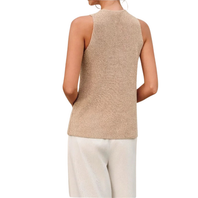 Women’s Elegant Cross-Neck Knit Top
