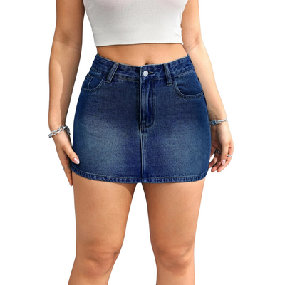 Iconic Denim Mini Skirt