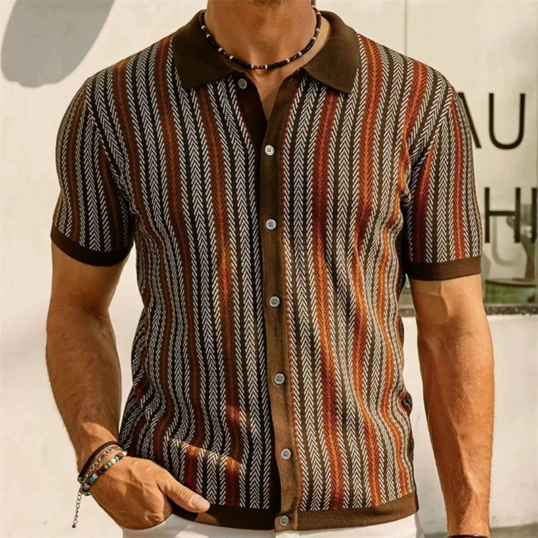 The Rivera Knit Button-Down Shirt