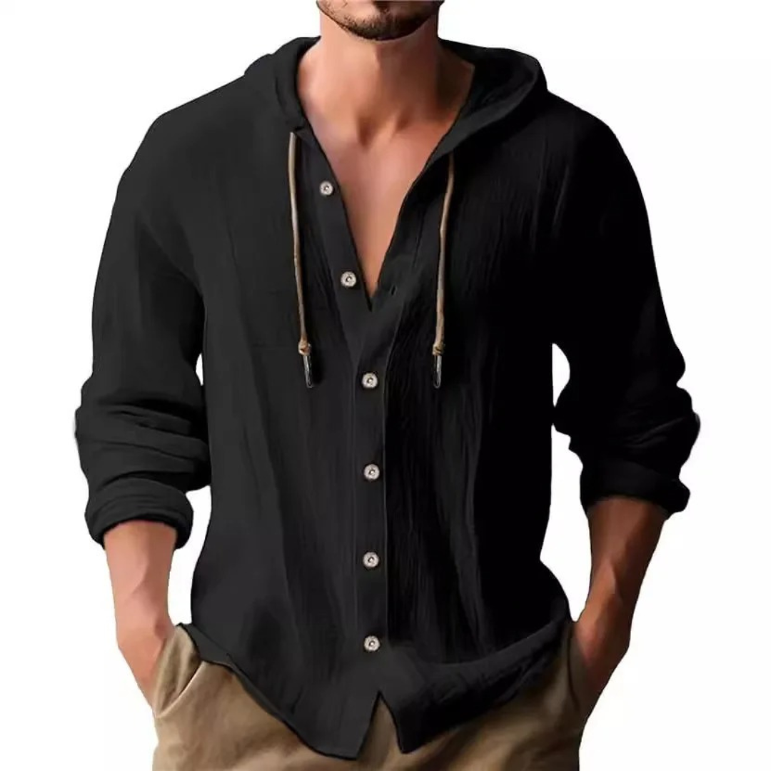 Camden Hooded Button Shirt