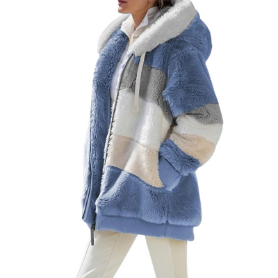 Luxe Haven Colorblock Fleece Jacket