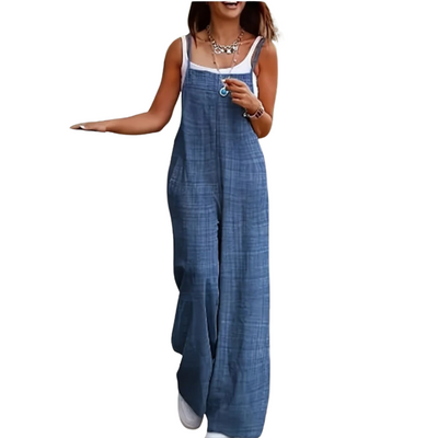 Relaxed Denim Jumpsuit