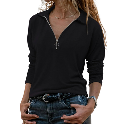 The Effortless Essential Quarter-Zip Pullover