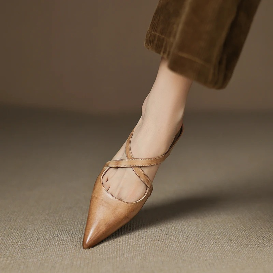 Genuine Leather Mules