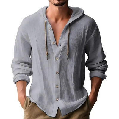 Camden Hooded Button Shirt