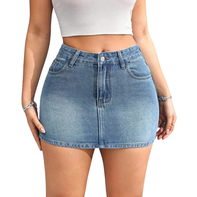 Iconic Denim Mini Skirt