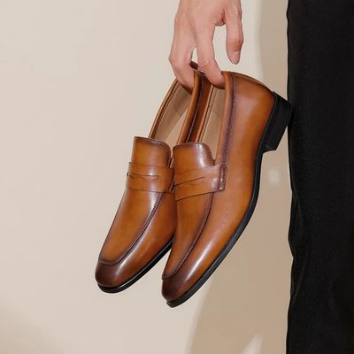 Men's Classic Leather Penny Loafers