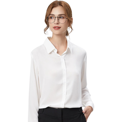 Classic Essential Button-Down Blouse