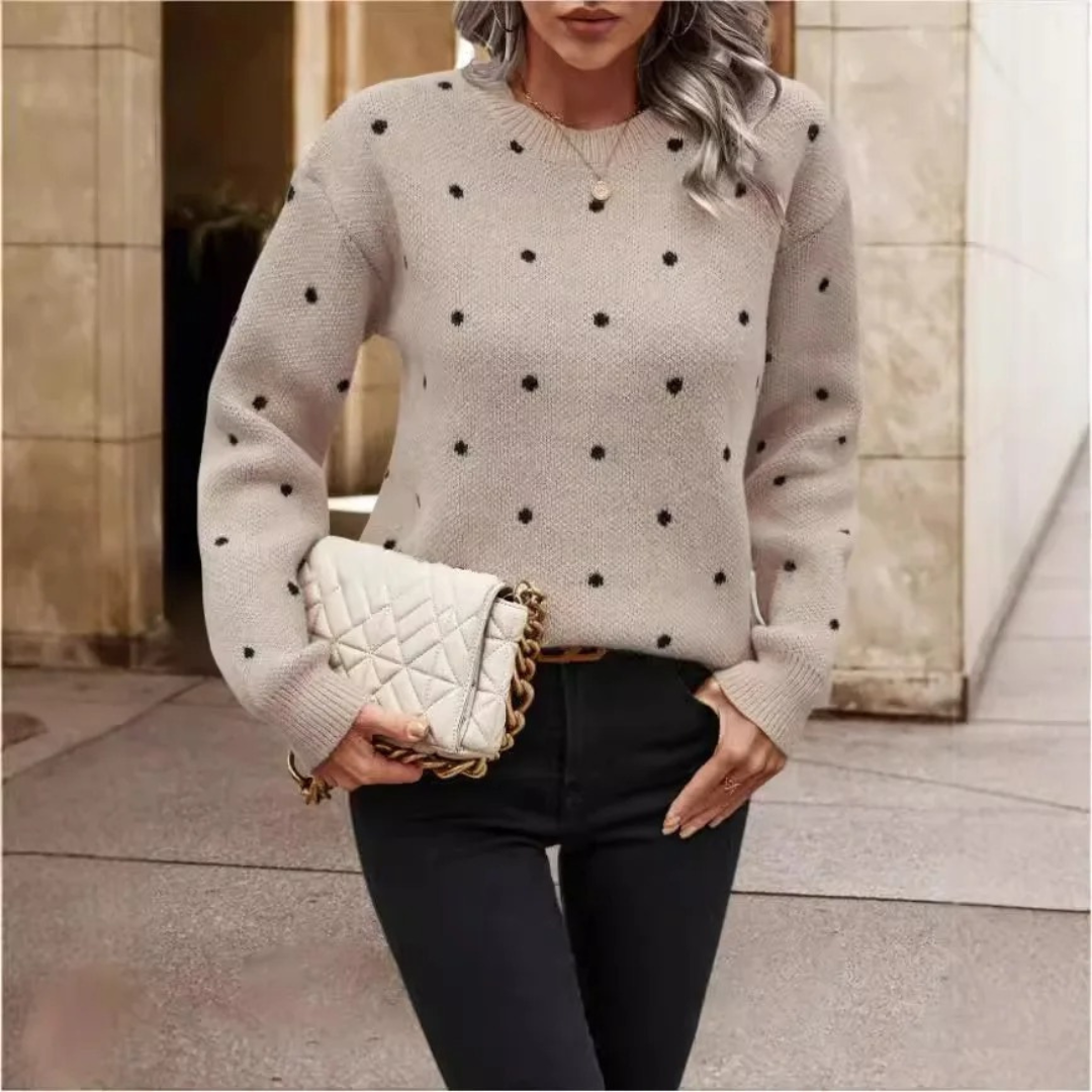 The Lila Dot Sweater