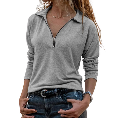 The Effortless Essential Quarter-Zip Pullover