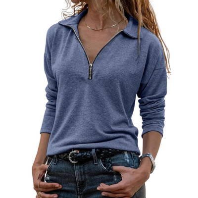 The Effortless Essential Quarter-Zip Pullover