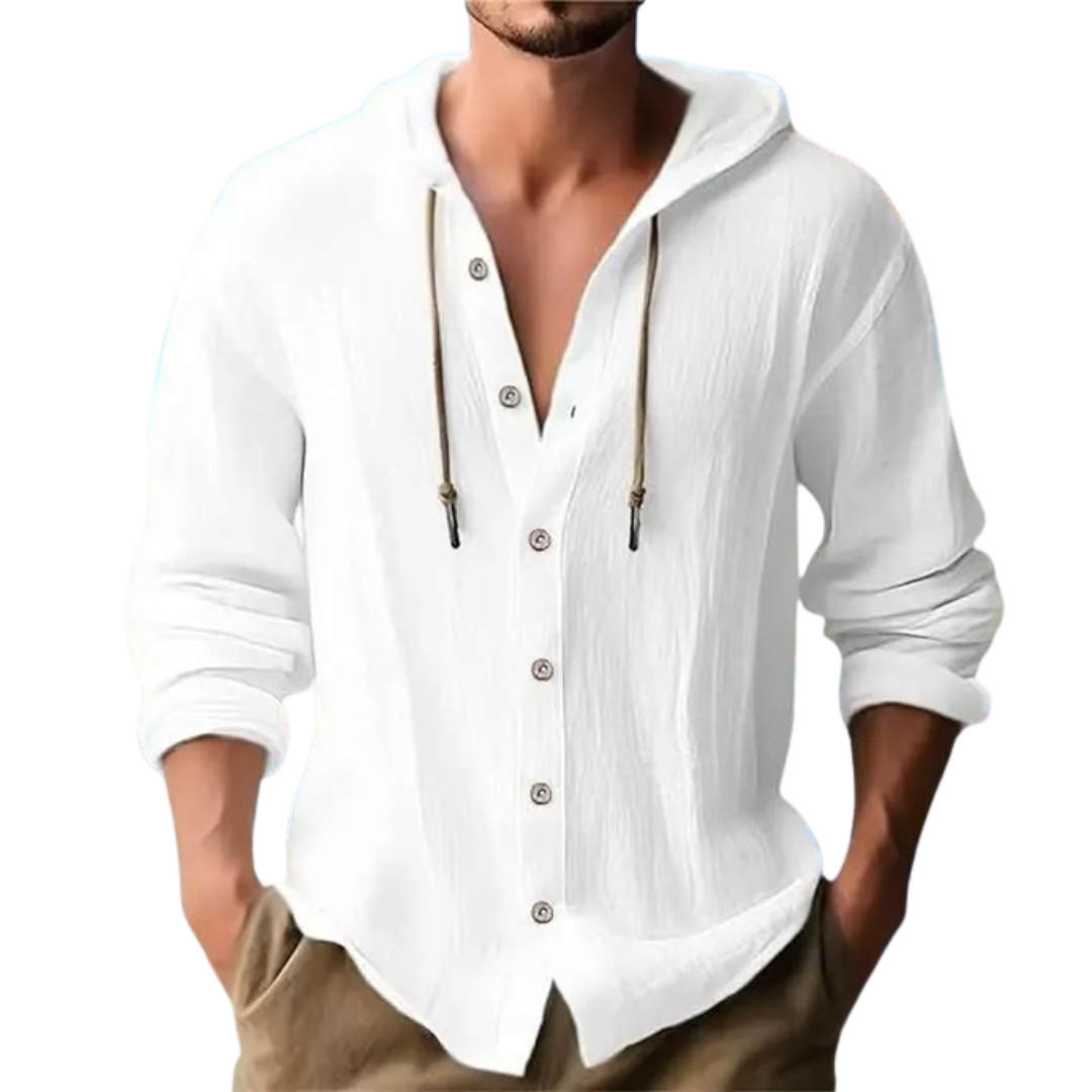 Camden Hooded Button Shirt