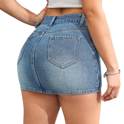 Iconic Denim Mini Skirt