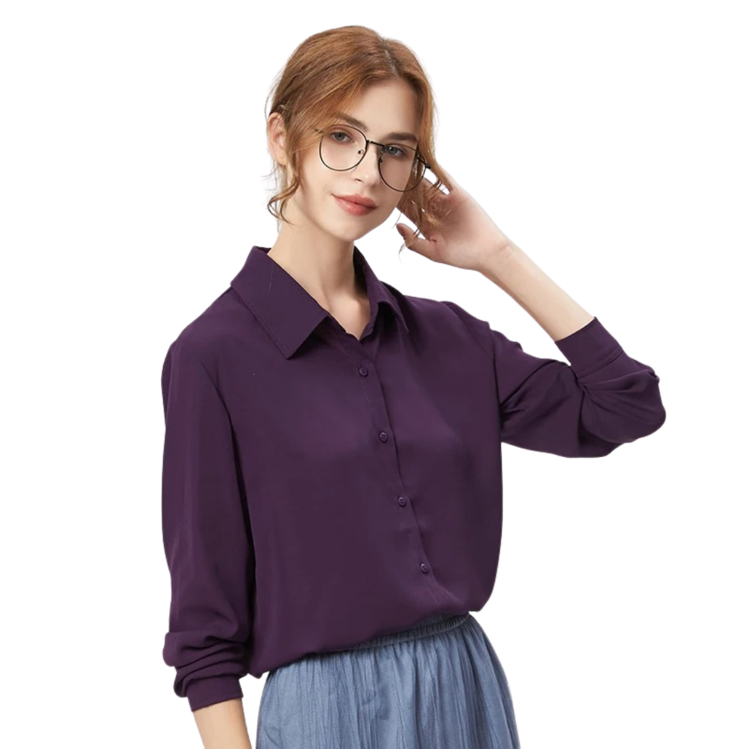 Classic Essential Button-Down Blouse