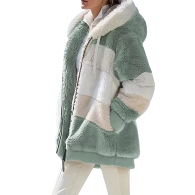 Luxe Haven Colorblock Fleece Jacket