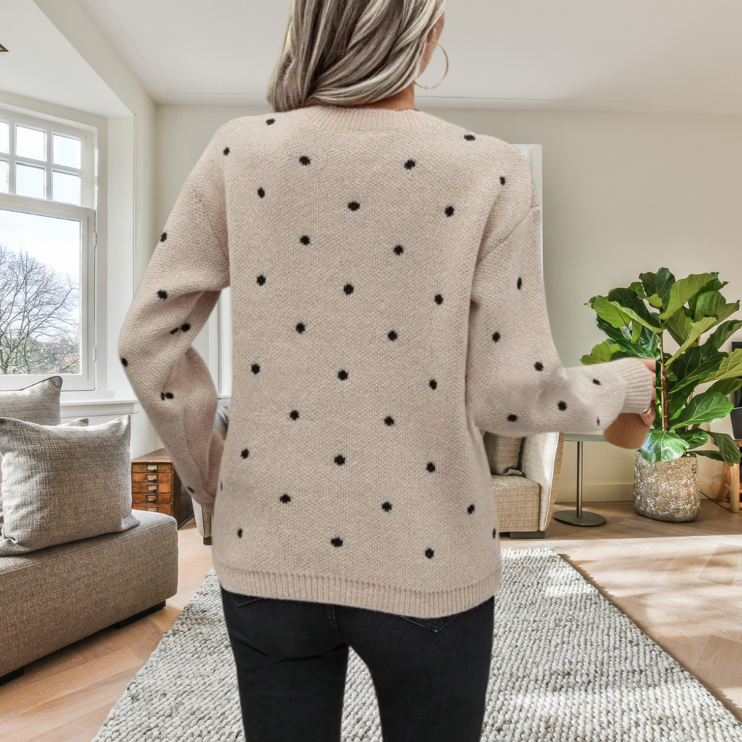 The Lila Dot Sweater