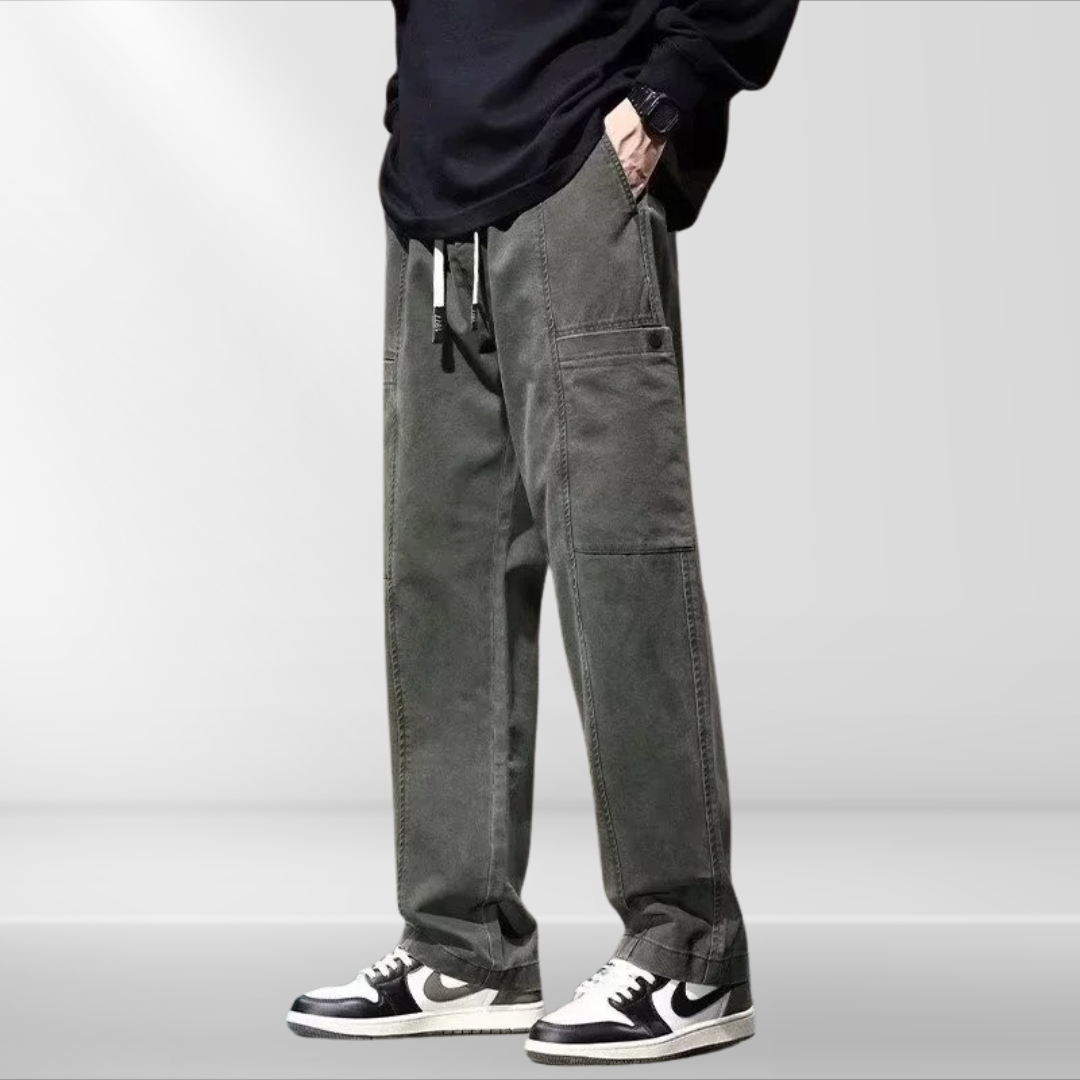 UrbanEase Cargo Drawstring Pants