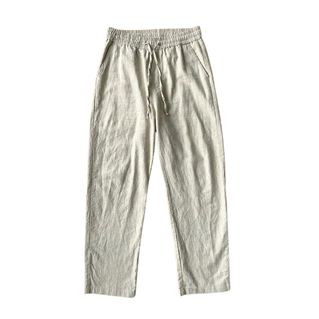 Men's Coastal Comfort Linen-Cotton Pants