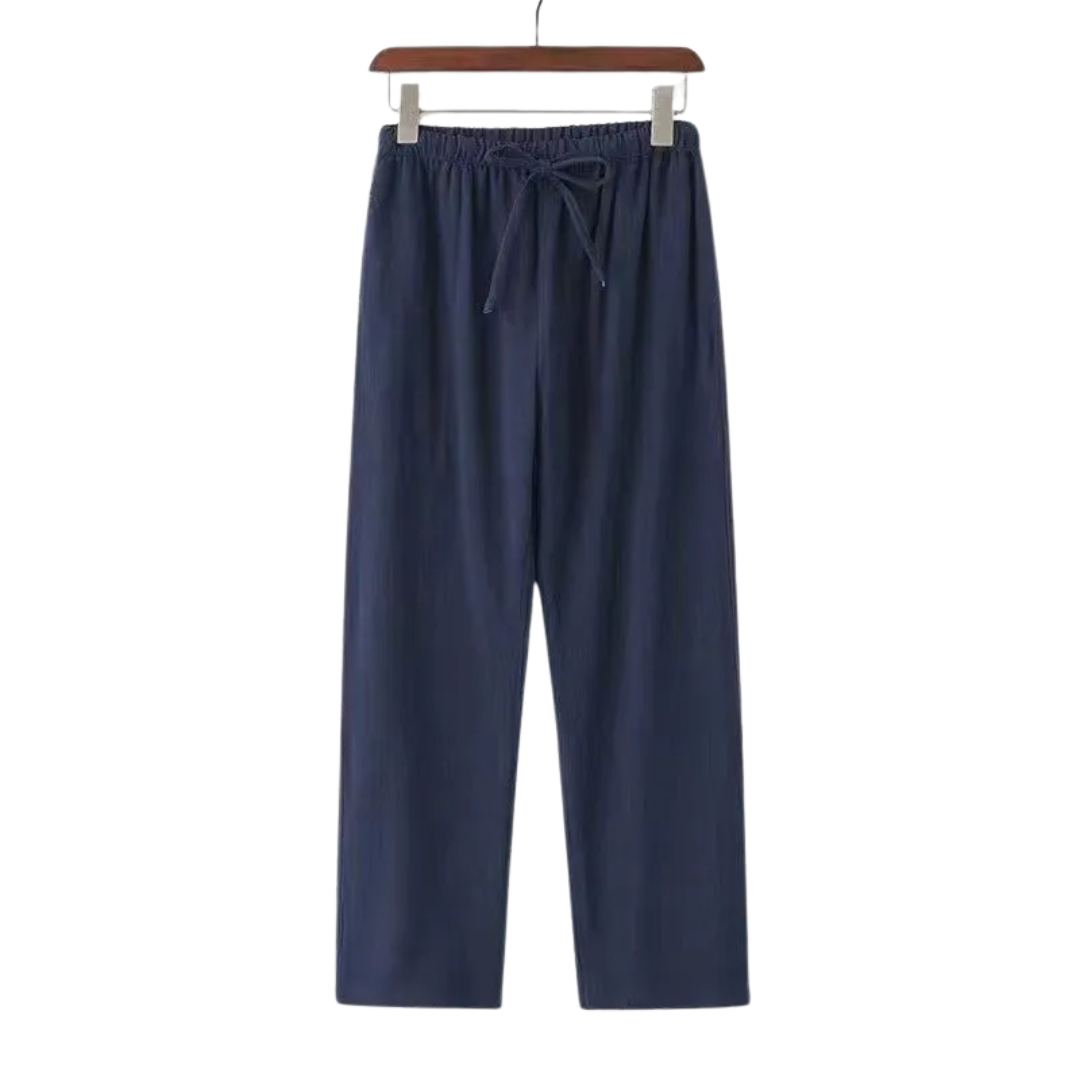 Men's Coastal Comfort Linen-Cotton Pants