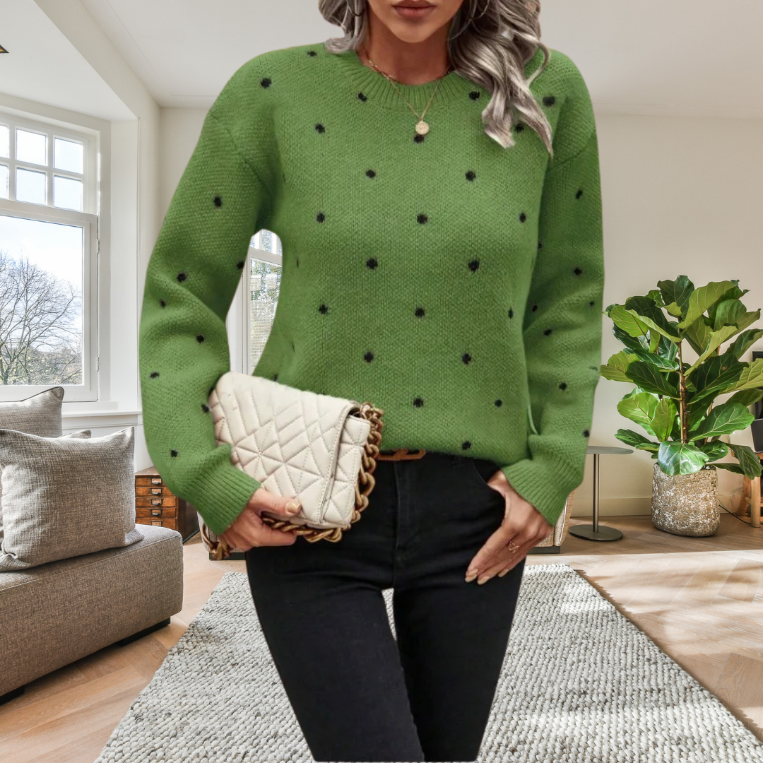 The Lila Dot Sweater