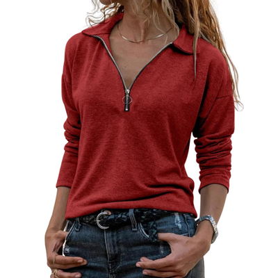 The Effortless Essential Quarter-Zip Pullover