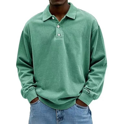 The Rowan Long Sleeve Polo
