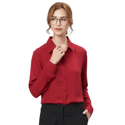 Classic Essential Button-Down Blouse