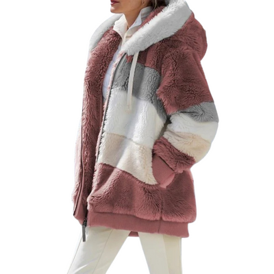 Luxe Haven Colorblock Fleece Jacket