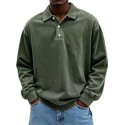 The Rowan Long Sleeve Polo