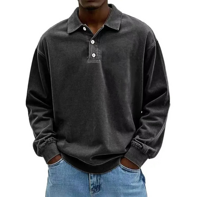 The Rowan Long Sleeve Polo