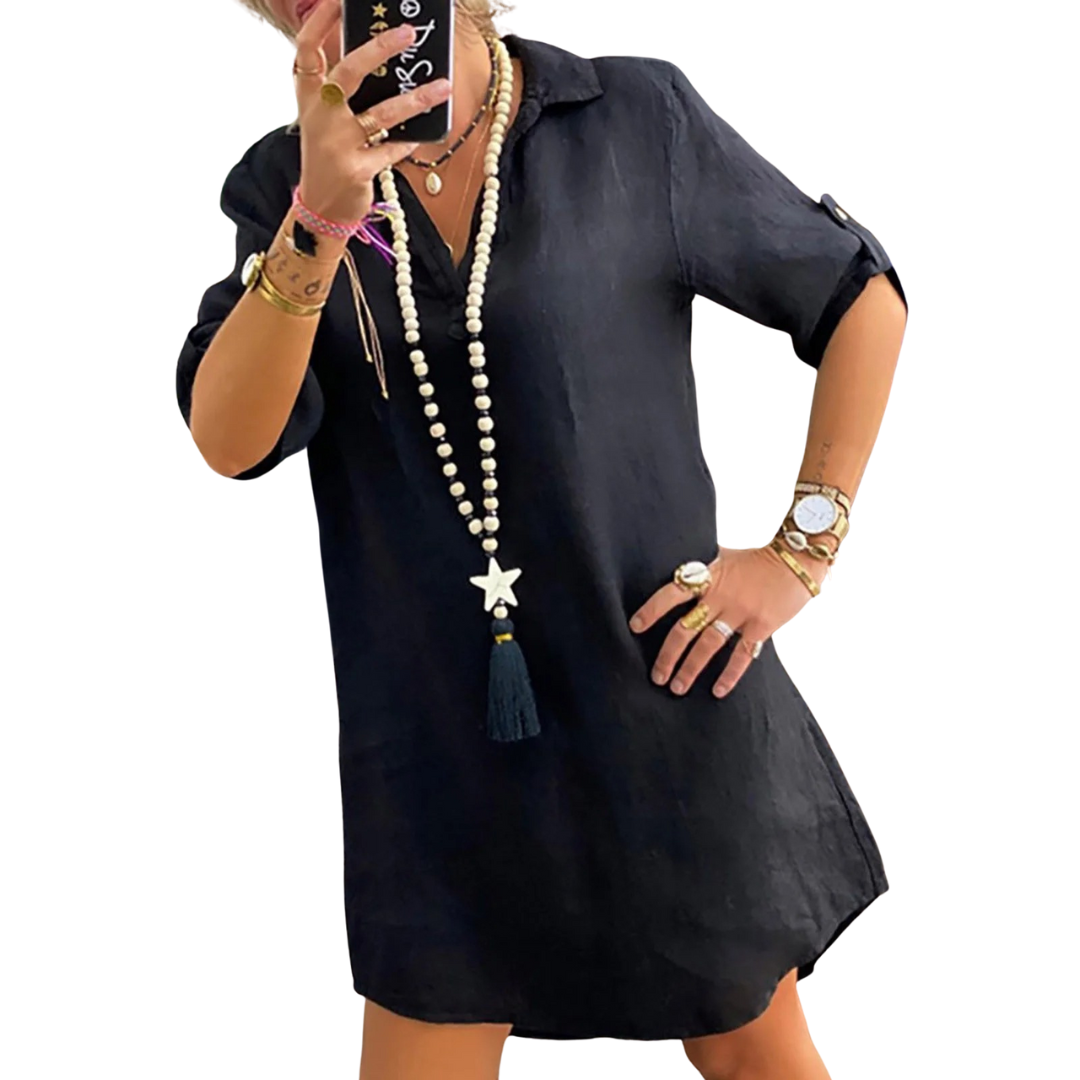 Women’s Linen Shirt Dress