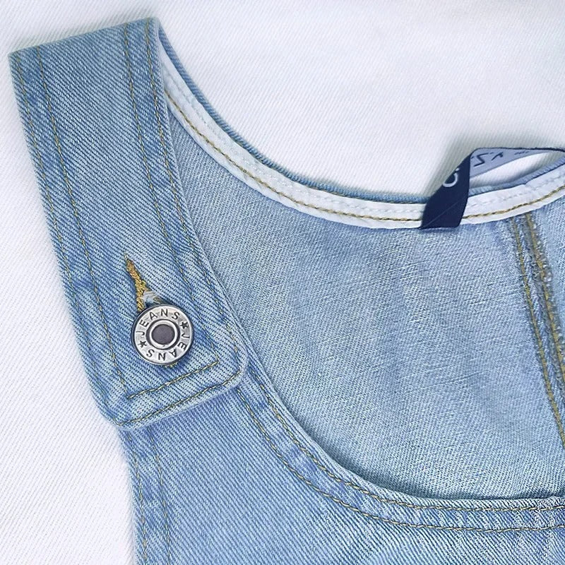Women’s Casual Denim Pocket Dress